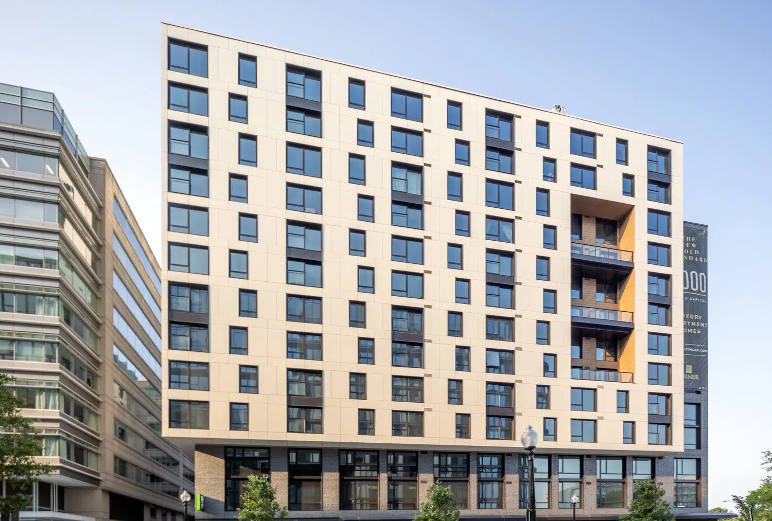 Cladding Corp Swisspearl fiber cement rainscreen facade