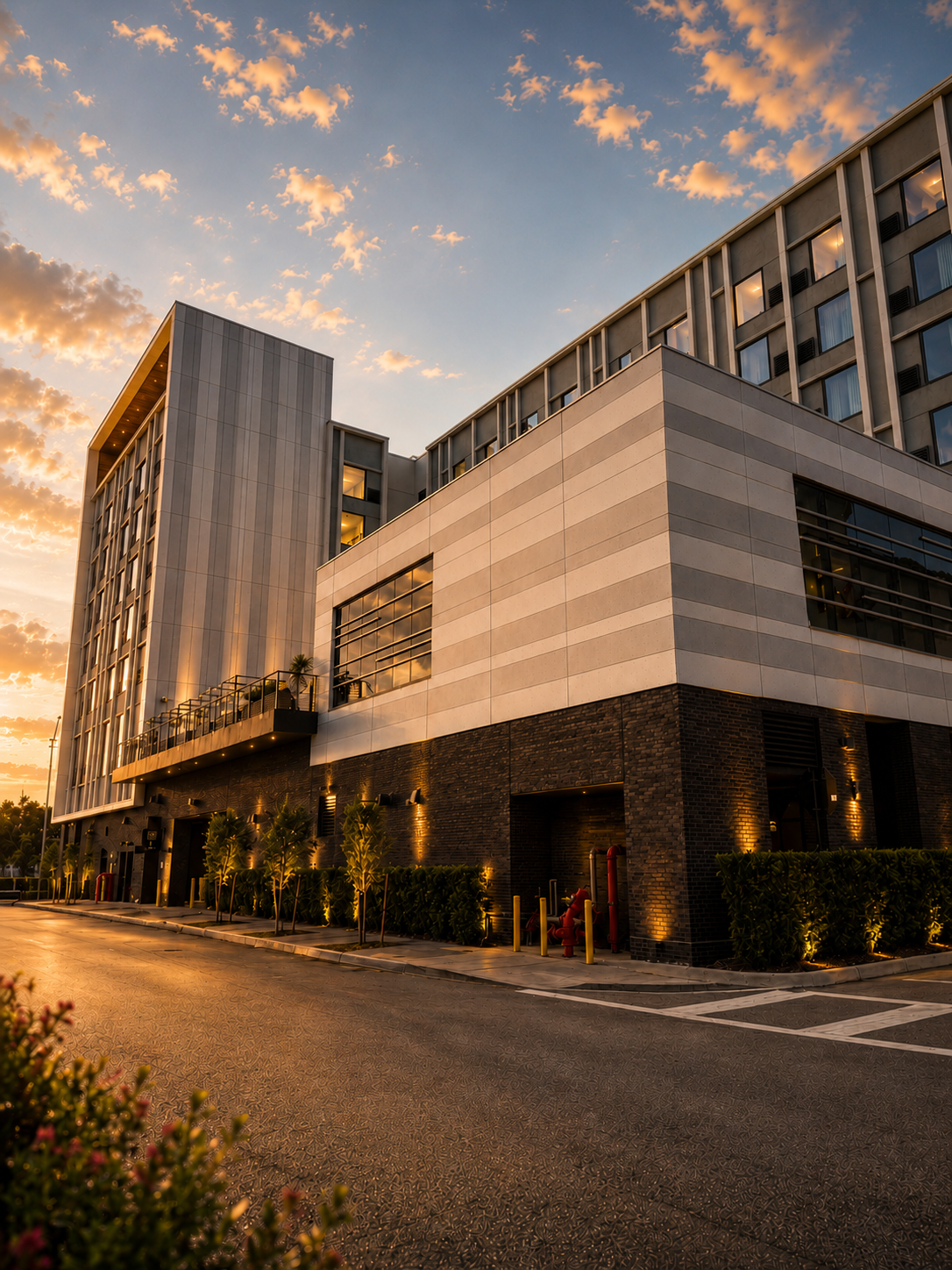 Cladding Corp AC Hotel Miami Dadeland Swisspearl Rainscreen Cladding Facade