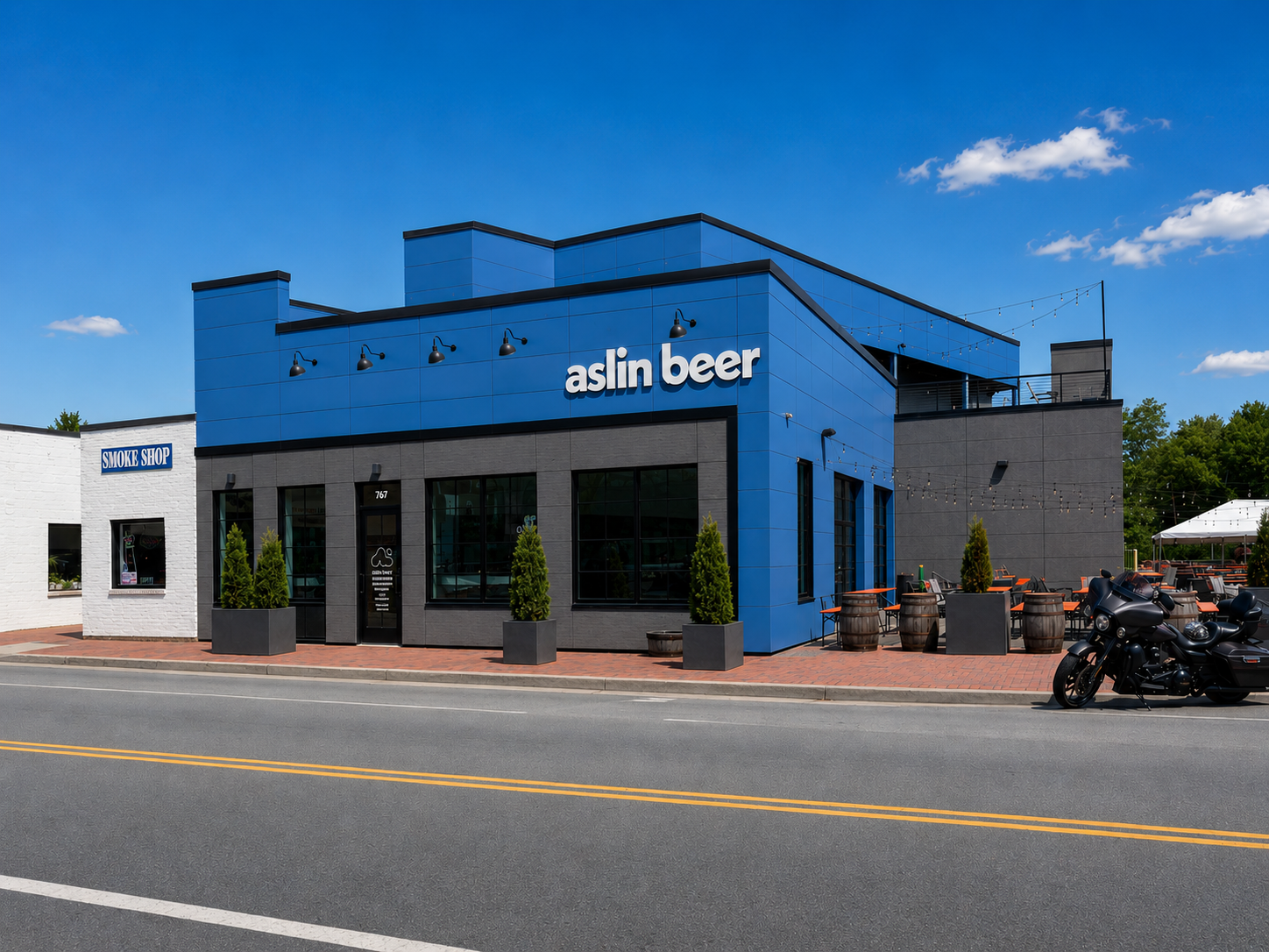 Cladding Corp Aslin Brewery and Beer Garden Swisspearl Fiber Cement Rainscreen