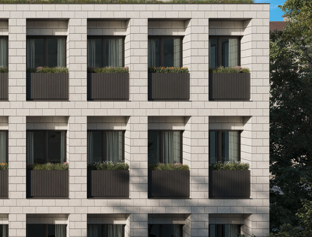 Boutique Hotel - TCBlock Terracotta Rainscreen Cladding Panel Application Spain