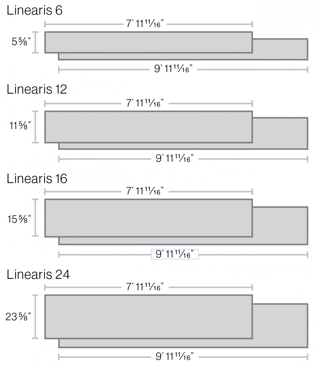 Cladding Corp Linearis Panel Size Graphic