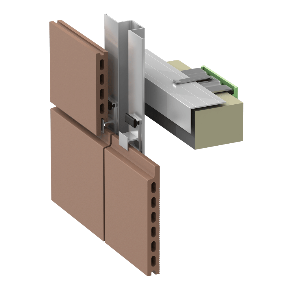 ECO Cladding Hci.52 Terracotta Cladding System for TCDesign Terracotta Tiles