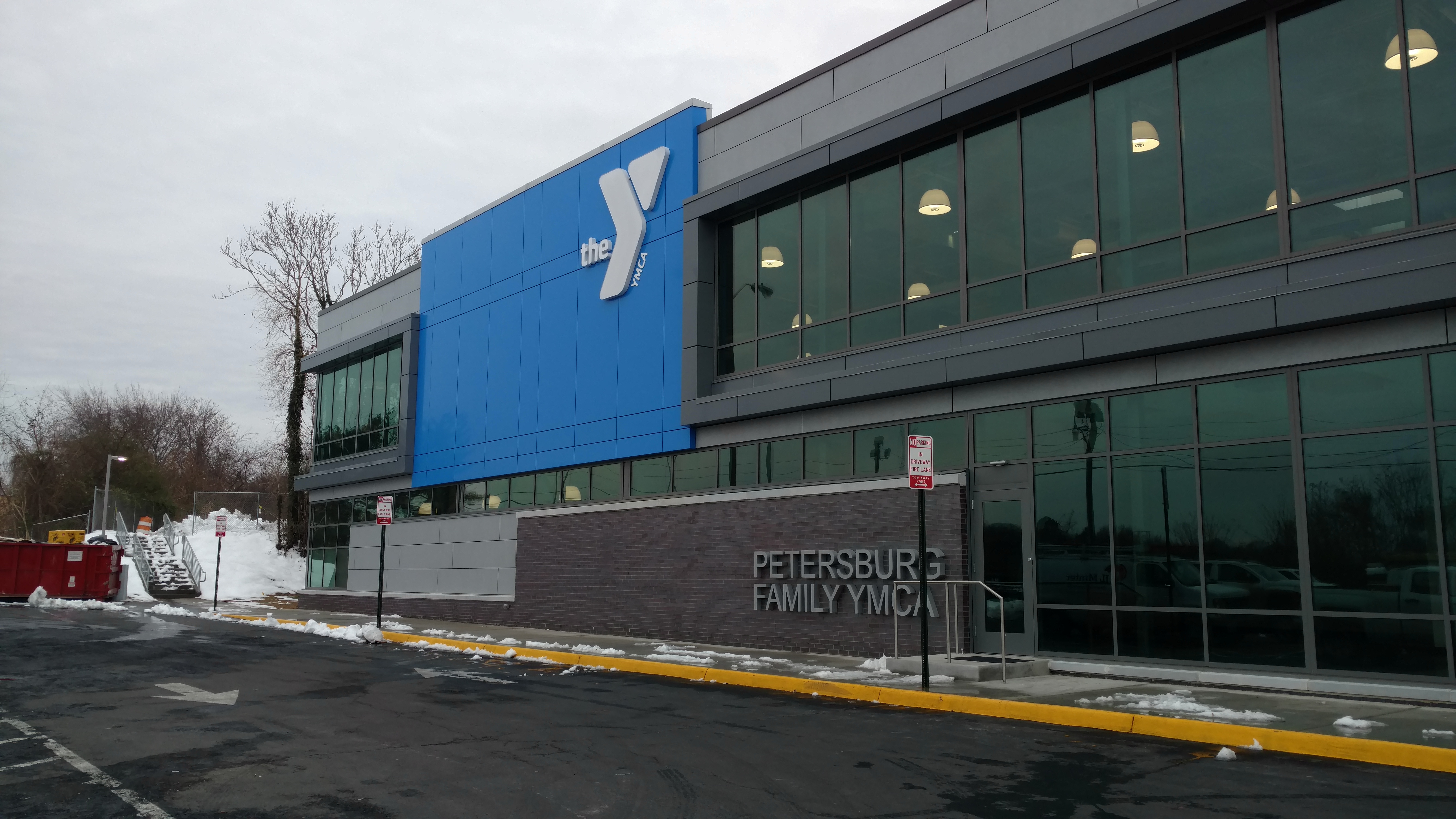 Cladding Corp - Petersburg YMCA - Swisspearl Fiber Cement Rainscreen