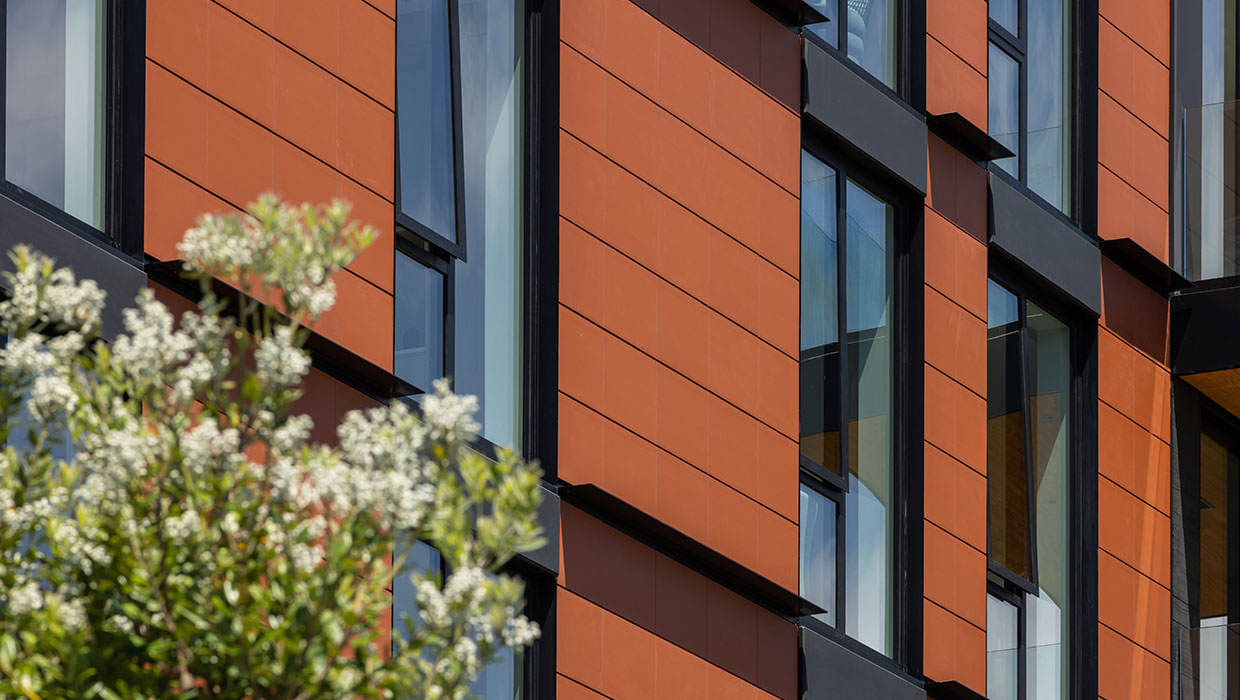 Jimmy’s Point Apartments - TCPlank Terracotta Rainscreen Cladding Panels