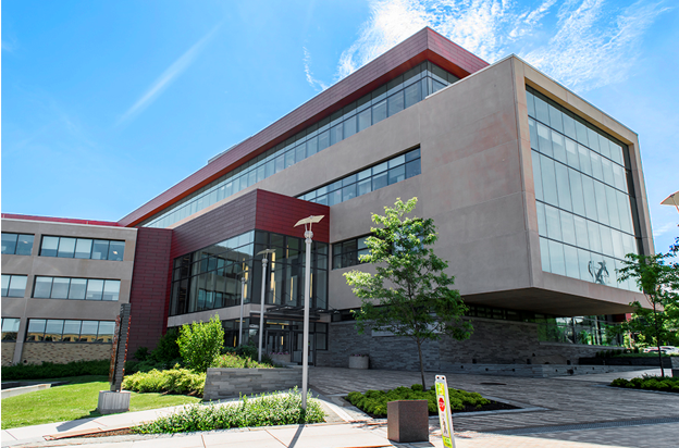 SUNY Oswega Shineman Center - TCPlank Terracotta Rainscreen Cladding Application