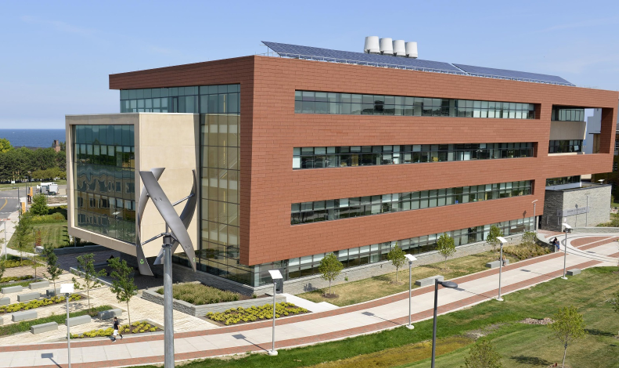 SUNY Oswega Shineman Center - TCPlank Terracotta Rainscreen Cladding Application