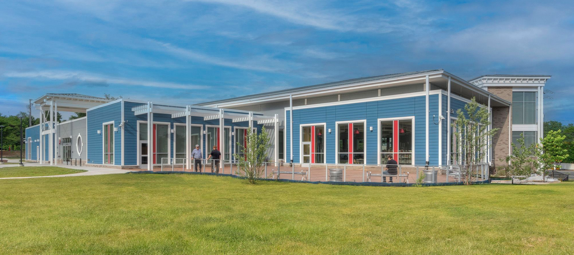 Cladding Corp Riviera Community Library Swisspearl Carat Rainscreen VZ.10 Subframing System