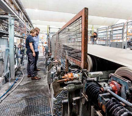 Swisspearl Manufacturing Production Process  Panel Machine Fiber Cement Rainscreen Cladding