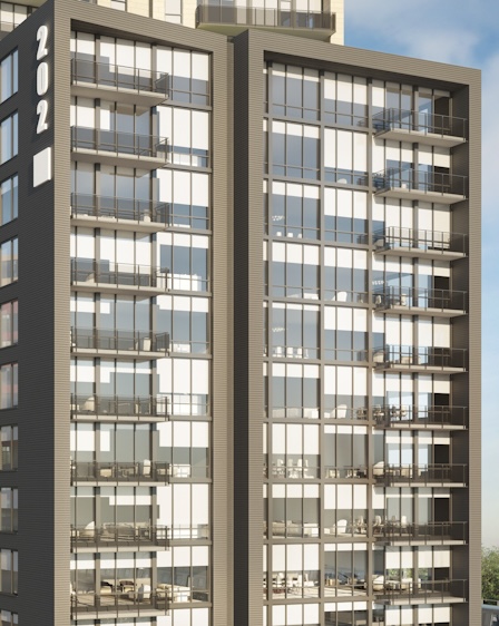 202 Washington Gateway Swisspearl Facade Cladding Corp Rainscreen Subframing System