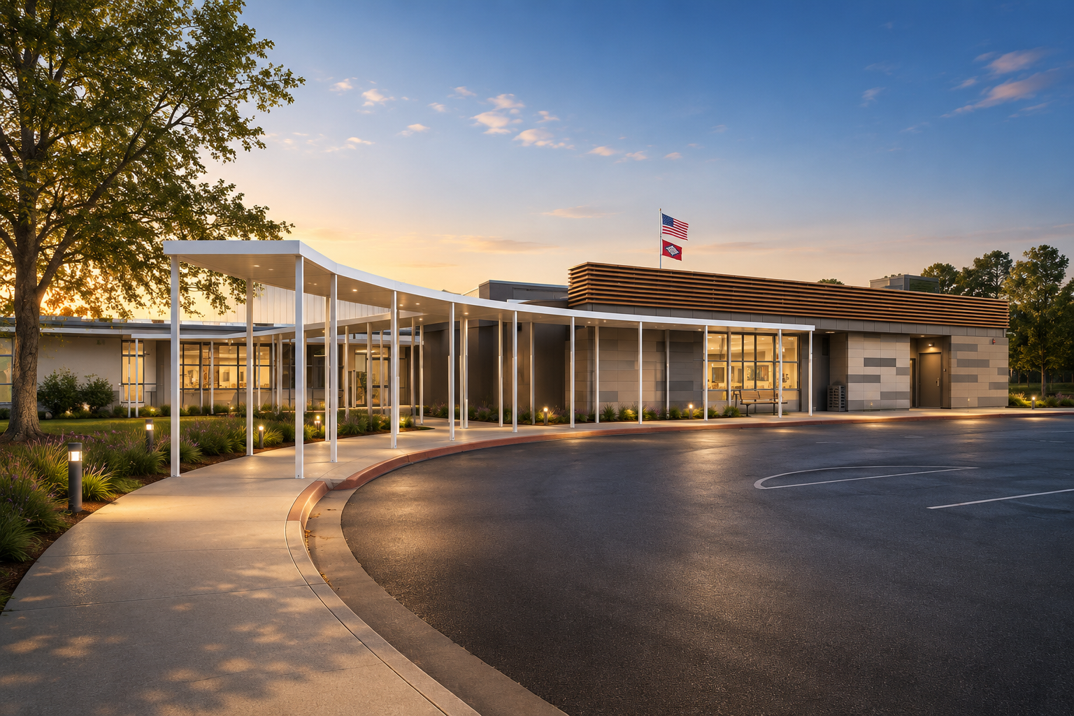 Westside Elementary School - TCPlank Terracotte Rainscreen and TC Shade Sunscreen Application