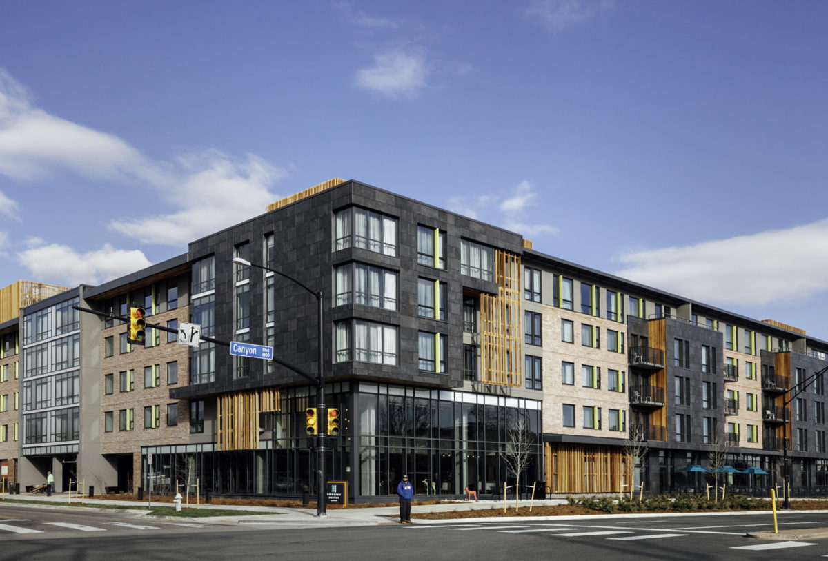 Ceramic Rainscreen Cladding Facade Boulder Colorado Embassy Suites