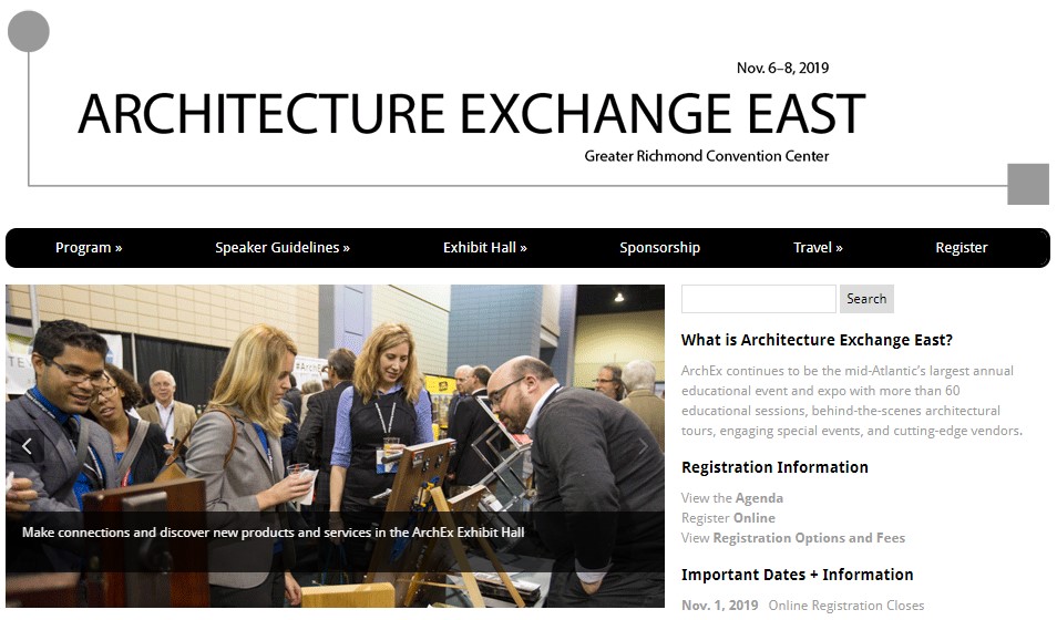 Architecture Exchange East 2019