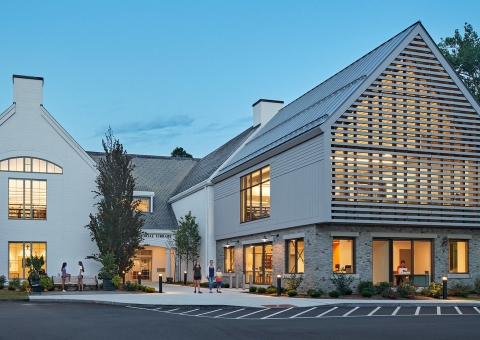 Cladding Corp Swisspearl Welles-Turner Memorial Library, Glastonbury, CT