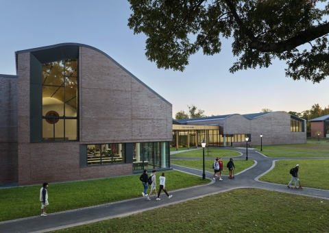Lawrenceville School Swisspearl Fiber Cement VZ.10 Cladding Corp Subframing System