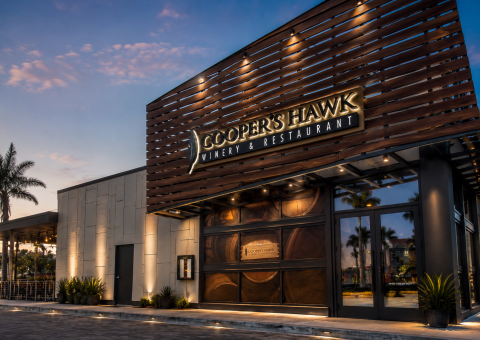 Cladding Corp Cooper's Hawk Restaurant Swisspearl Doral FL