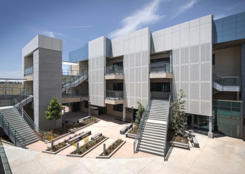 Swisspearl Project Reference Corona del Mar High School - New Port Beach, CA 