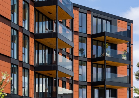 Jimmy’s Point Apartments - TCPlank Terracotta Rainscreen Cladding Panels