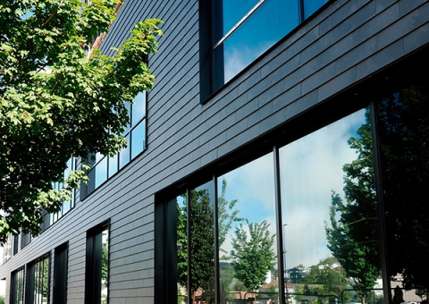 Canal House - Denmark - TCShingle Classic Terracotta Rainscreen Single Application