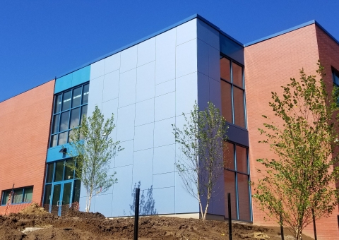 Cladding Corp Fiber Cement Rainscreen & ECO Cladding Hci.10 Subframing Cladding System Stephen Olney Elementary School