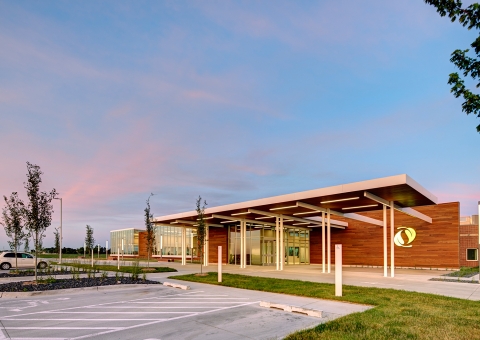 Cladding Corp - Story County Medical Center - Terra5 Terracotta Rainscreen Cladding