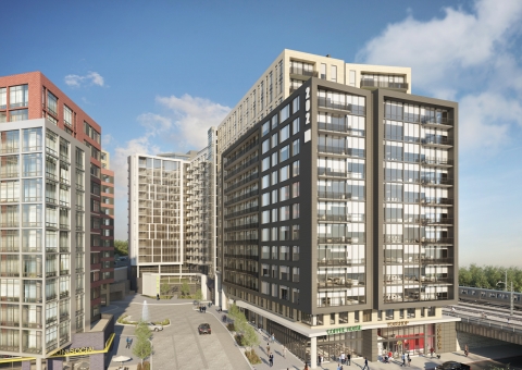 202 Washington Gateway Swisspearl Facade Cladding Corp Rainscreen Subframing System