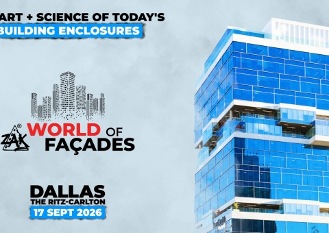 We're excited to announce that Cladding Corp will be exhibiting at the upcoming Zak World of Façades conference in Dallas.