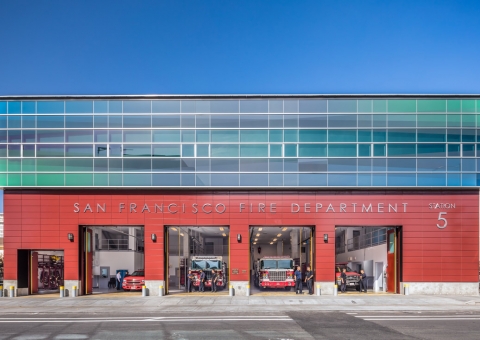 Fire Station No. 5 in San Francisco Cladding Corp