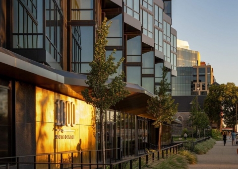 Cladding Corp Swisspearl fiber cement rainscreen facade