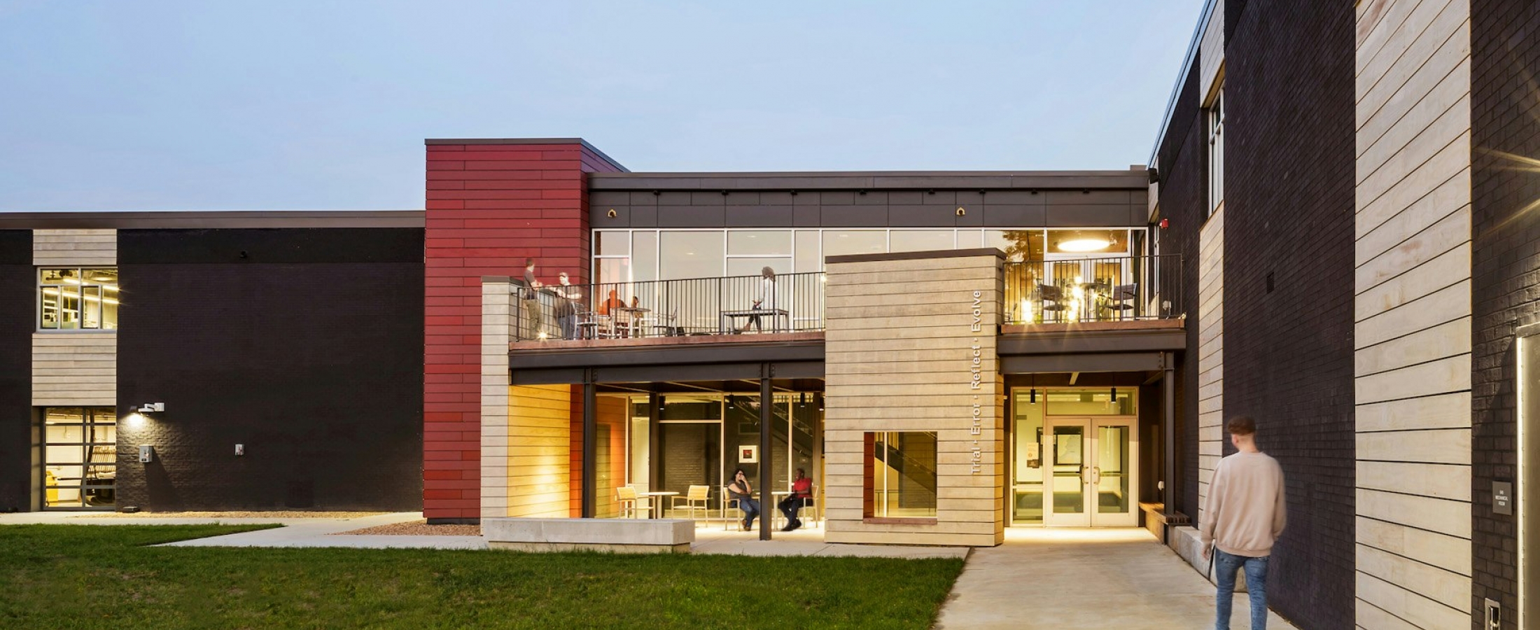 Shihadeh Innovation Center Swisspearl Fiber Cement Rainscreen Application - Winchester, VA