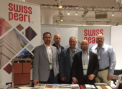 Cladding Corp SWISSPEARL® Team at Facades+ NYC 2017