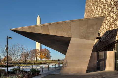 NMAAHC Rainscreen System Supported by Cladding Corp