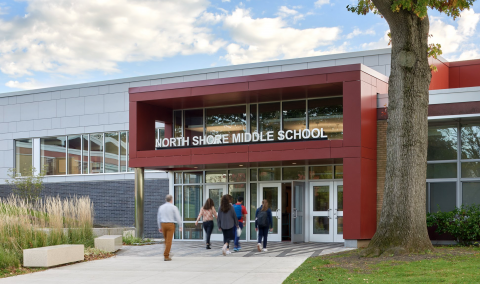 Cladding Corp North Shore Middle School Swisspearl Fiber Cement Cladding System