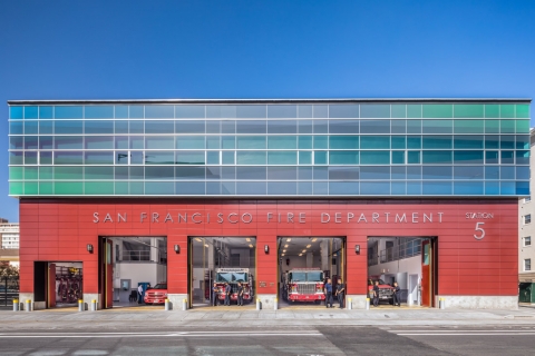 Fire Station No. 5 in San Francisco Cladding Corp