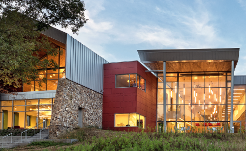 Cladding Corp Varina Area Library Richmond, VA - Photo Credit: Chris Cunningham Photography