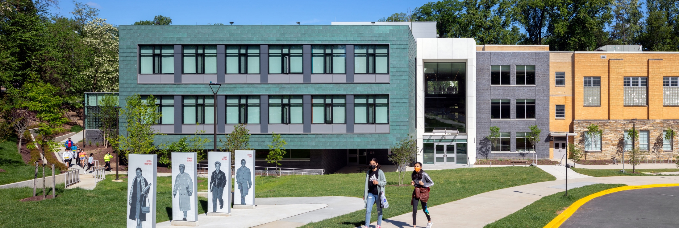 Cladding Corp Swisspearl Dorothy Hamm Stratford Middle School - Arlington, VA