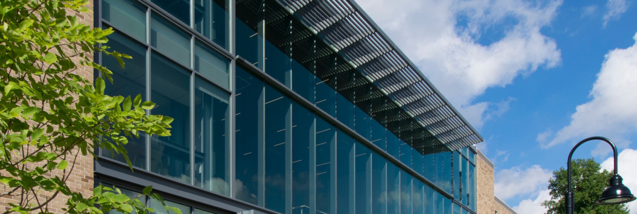 Cladding Corp -  Gaige Hall Rhode Island College  - Swisspearl - Terra5 Terracotta Baguette