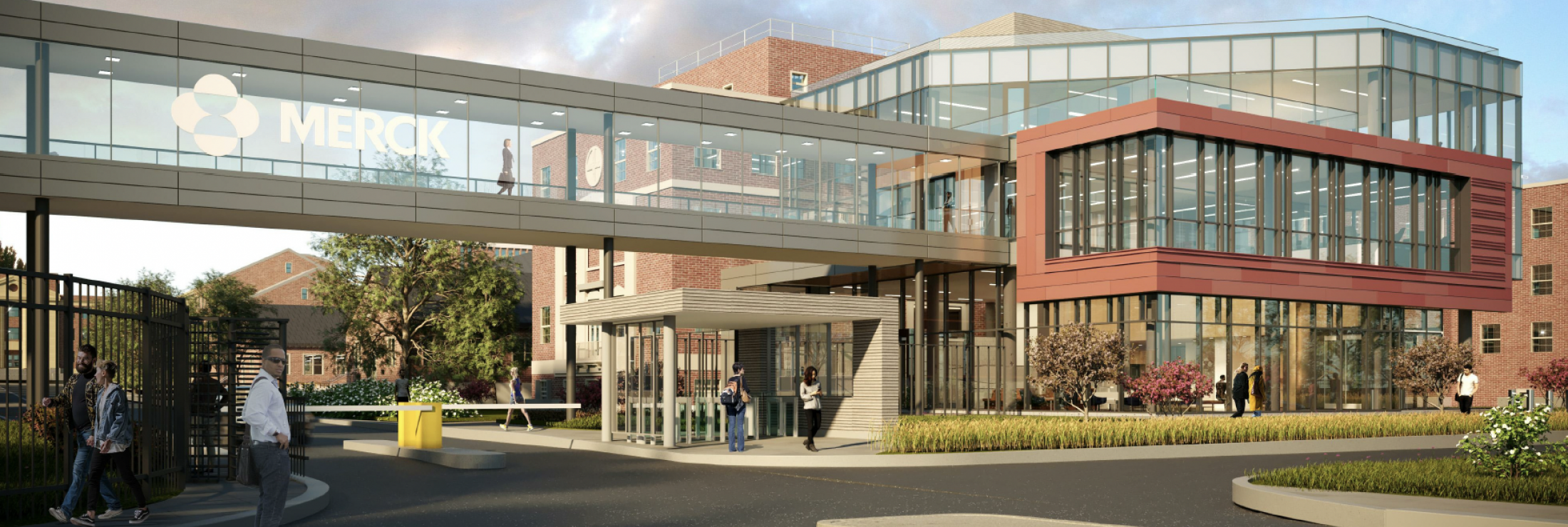 Cladding Corp Merck Guest Center / Headquarters Entrance / Lantern Cafe – Rahway, NJ