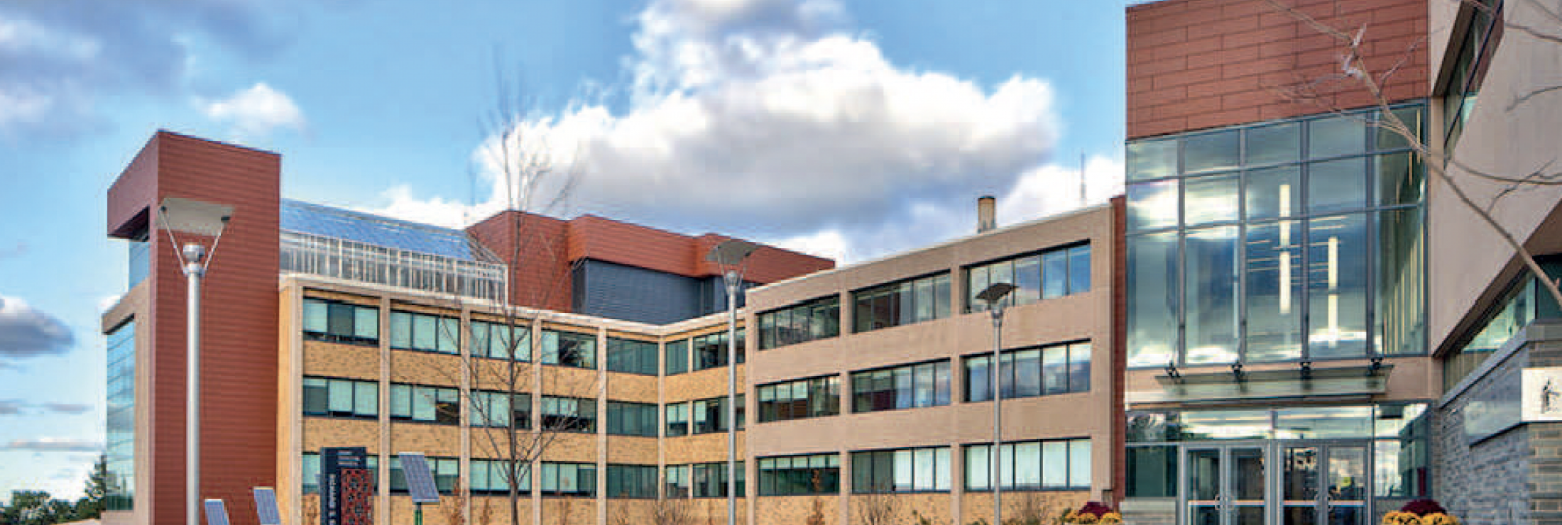 SUNY Oswega Shineman Center - TCPlank Terracotta Rainscreen Cladding Application
