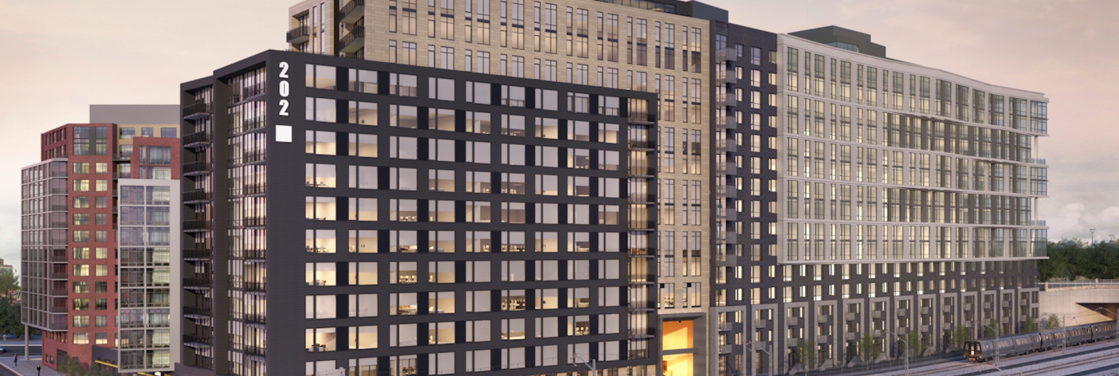 202 Washington Gateway Swisspearl Facade Cladding Corp Rainscreen Subframing System