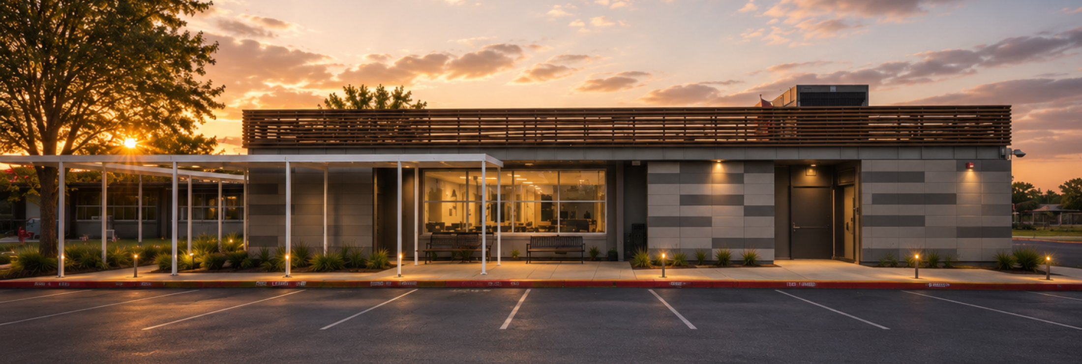 Westside Elementary School - TCPlank Terracotte Rainscreen and TC Shade Sunscreen Application