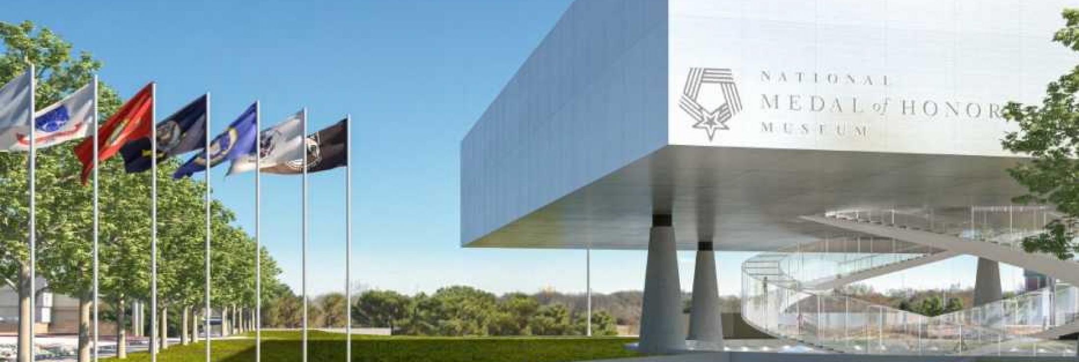 Cladding Corp Ceramic5 Metallic Series for the National Medal of Honor Museum - Arlington, TX
